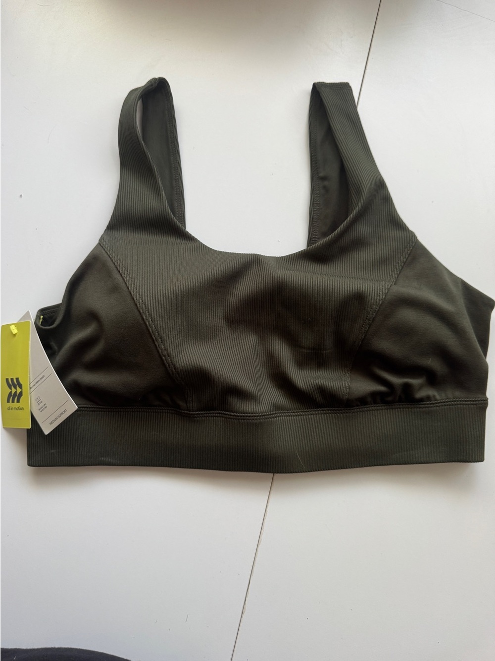 Women’s Olive Green Sports Bra